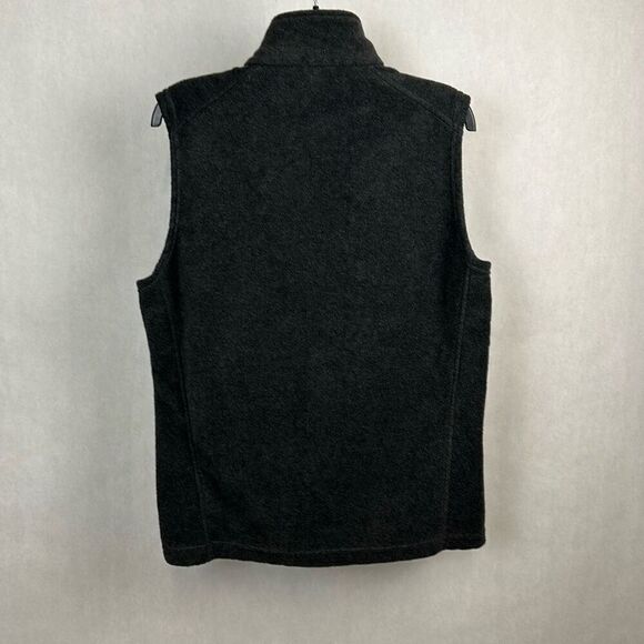 Columbia Mens Fleece Vest Gray Sz Small Zip Front Hand Pockets - Picture 5 of 7